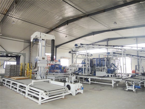 水泥免燒磚機(jī)生產(chǎn)線