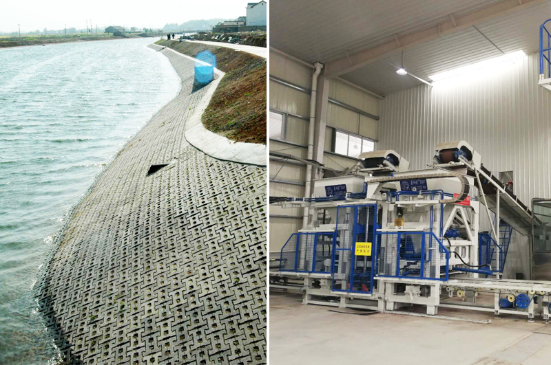 河道護(hù)坡磚機(jī)廠家分享生態(tài)護(hù)坡的重要性