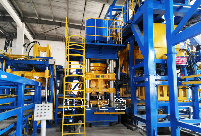銀馬靜壓磚機(jī)生產(chǎn)線